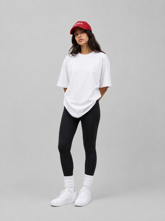Essential Oversized Tee — White