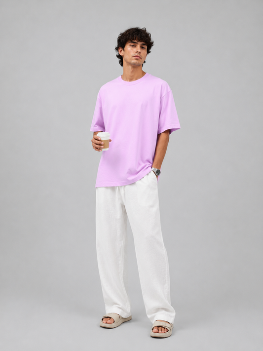 Essential Oversized Tee — Lavender