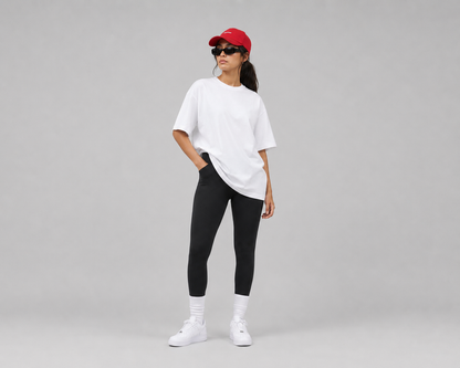 Essential Oversized Tee — White
