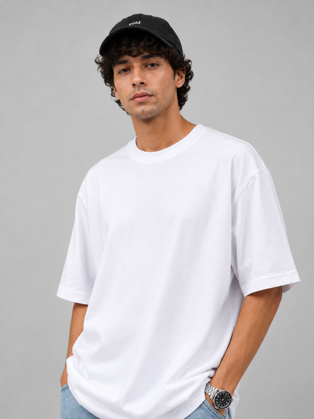 Essential Oversized Tee — White
