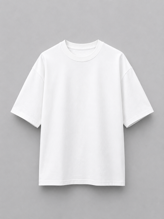 Essential Oversized Tee — White