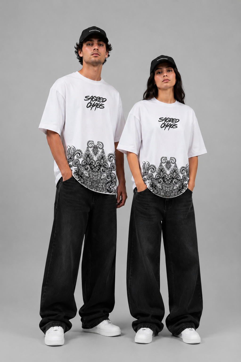 KnowChoice Signature Collection – Sacred Chaos Oversized T-Shirt