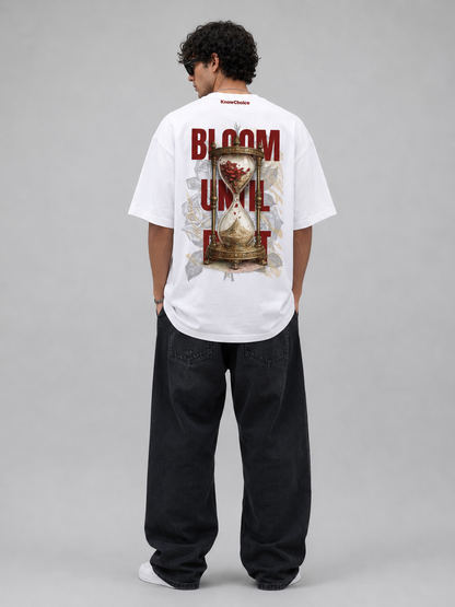 KnowChoice Signature Collection – Bloom Until Dust Oversized T-Shirt