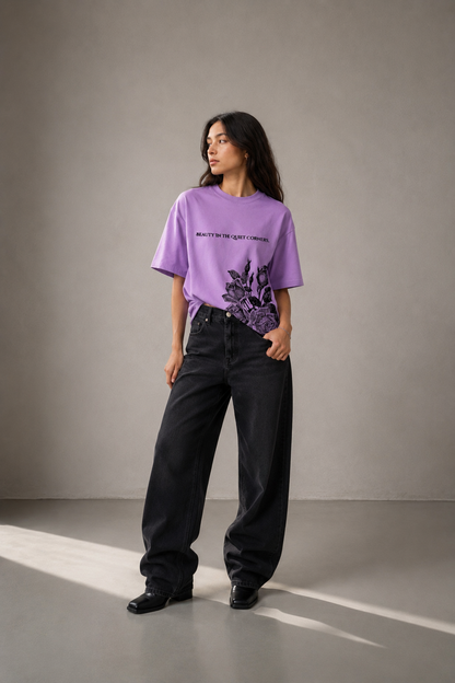 KnowChoice Signature Collection – Quiet Corners Oversized T-Shirt