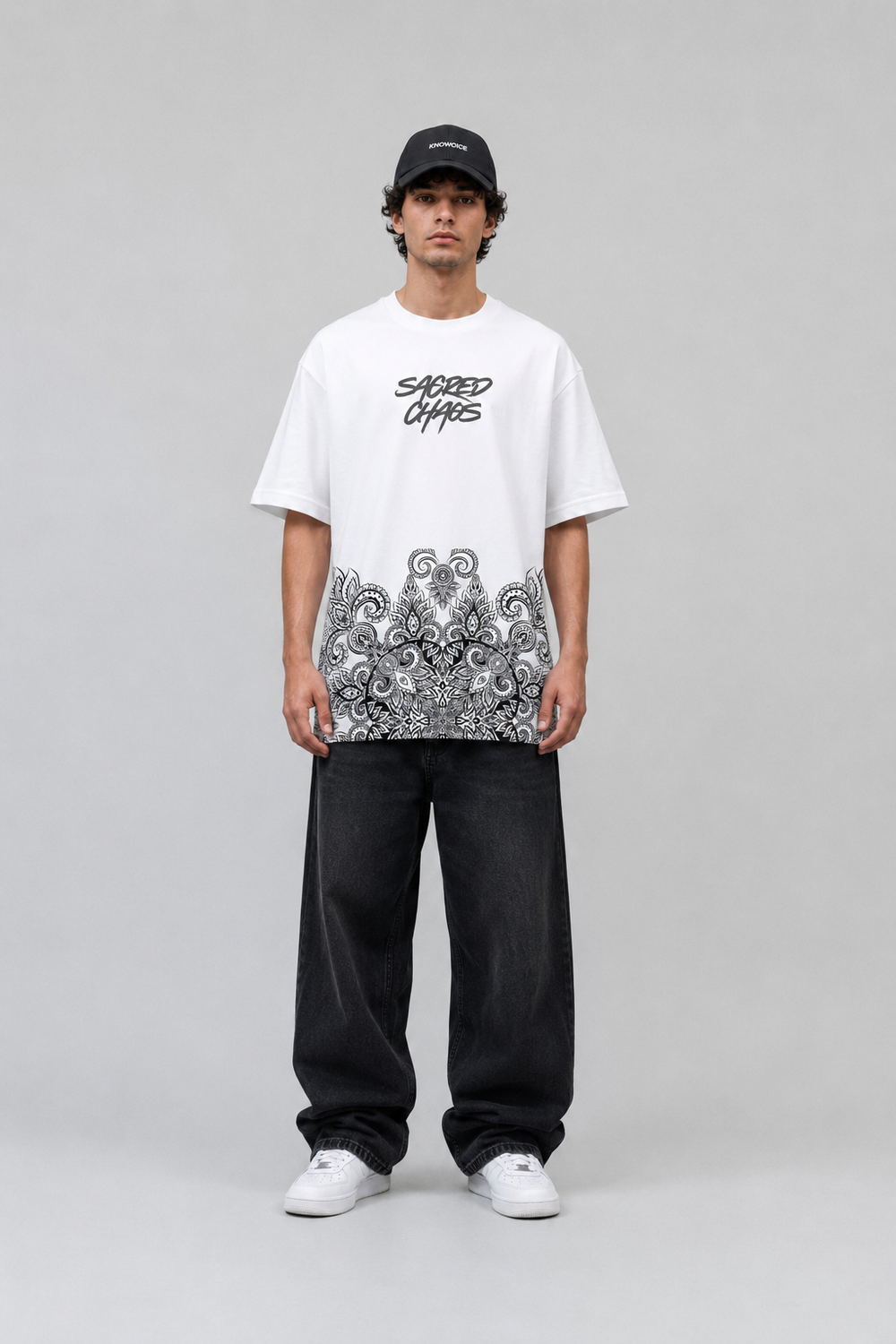 Sacred Chaos Oversized Tee | KnowChoice
