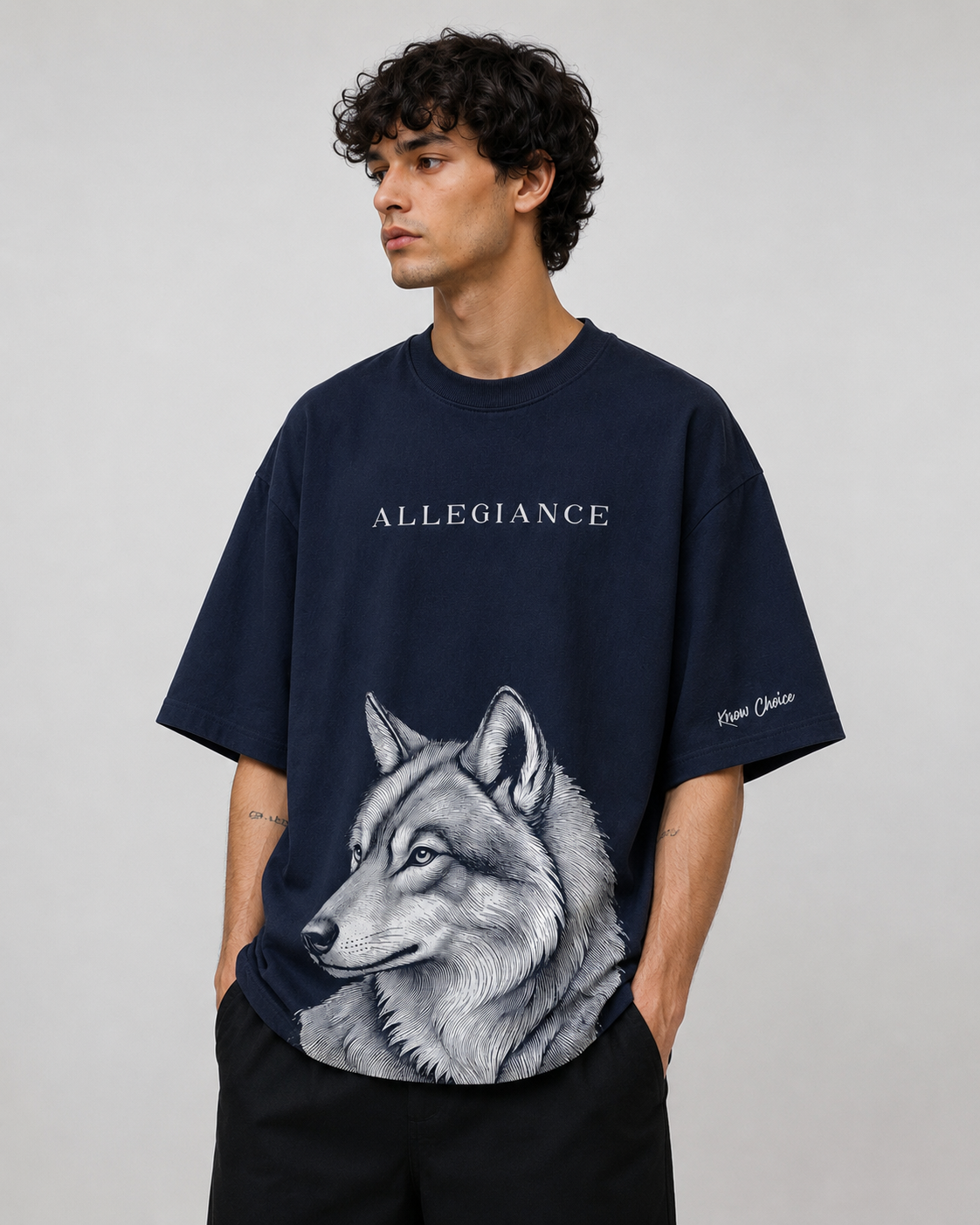 KnowChoice Instinct Collection – Allegiance Oversized T-Shirt