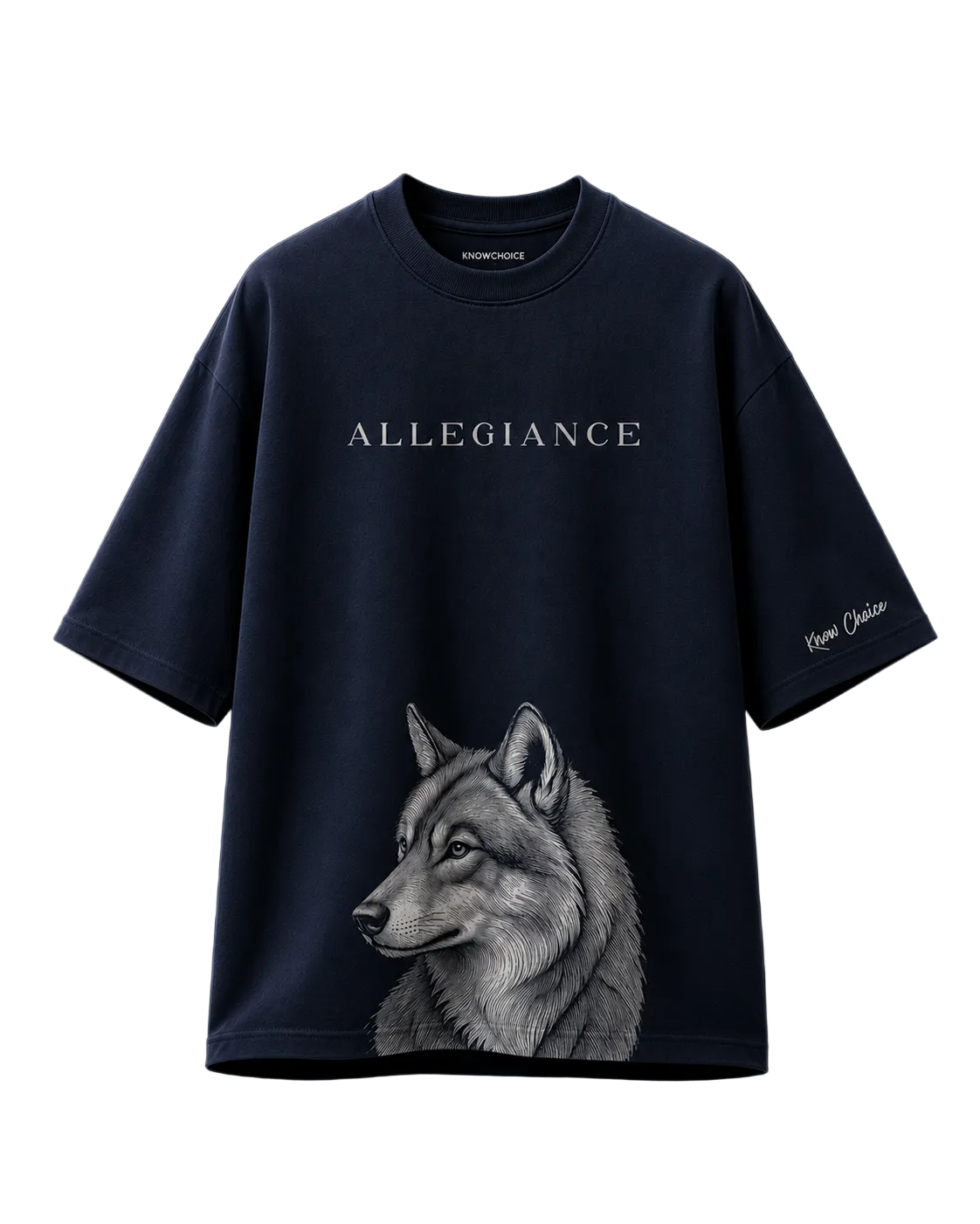 KnowChoice Instinct Collection – Allegiance Oversized T-Shirt