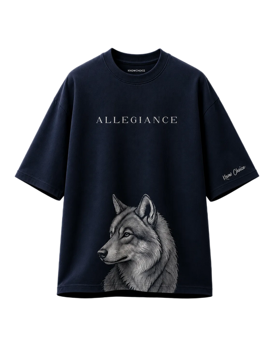 KnowChoice Instinct Collection – Allegiance Oversized T-Shirt