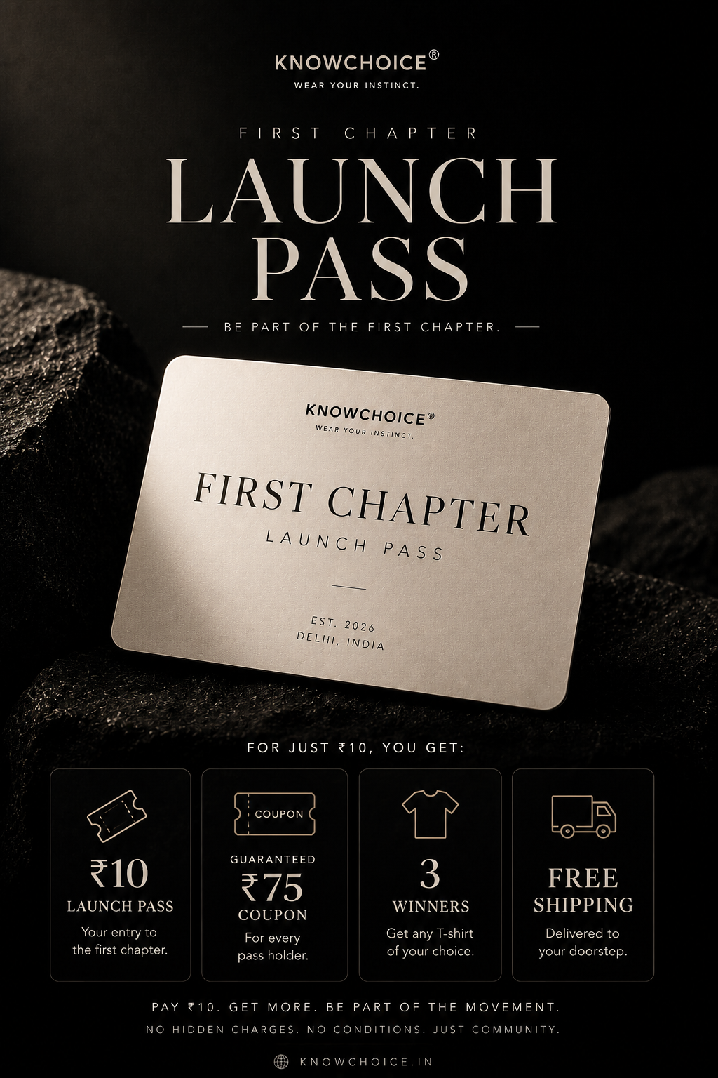 KnowChoice® First Chapter Launch Pass